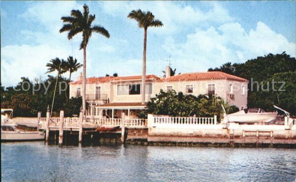 Miami Florida Biscayne Bey waterfront home Anita Brya