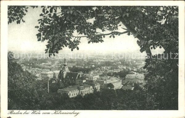 Baden Wien vom Kalvarienbeg