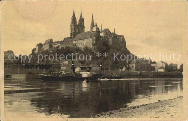 Meissen Elbe Sachsen Albrechtsburg Dom