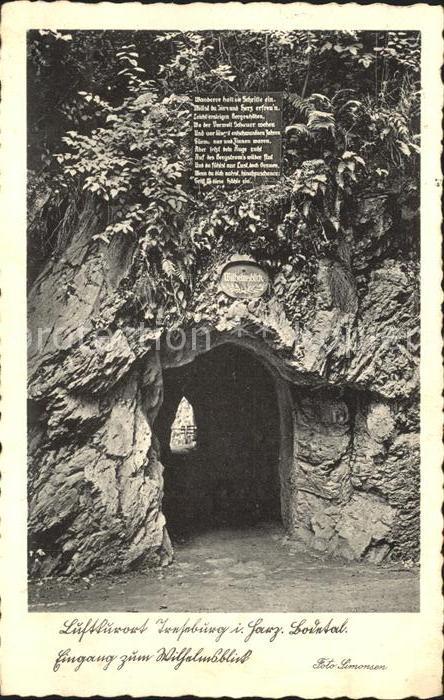 Treseburg Harz Wilhelmsblick Eingang