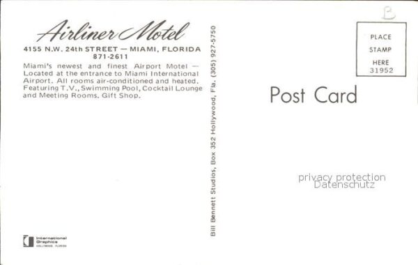 Miami Florida Airliner Motel – Bild 2