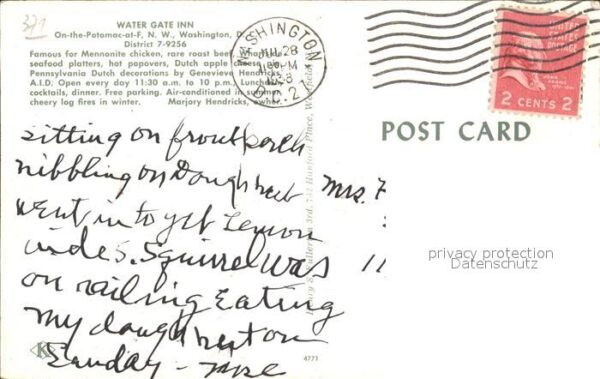 Washington DC Water Gate Inn On the Potomac – Bild 2
