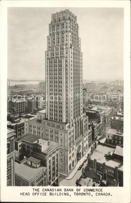 Toronto Canada Canadian Bank Commerce Head Office Buil