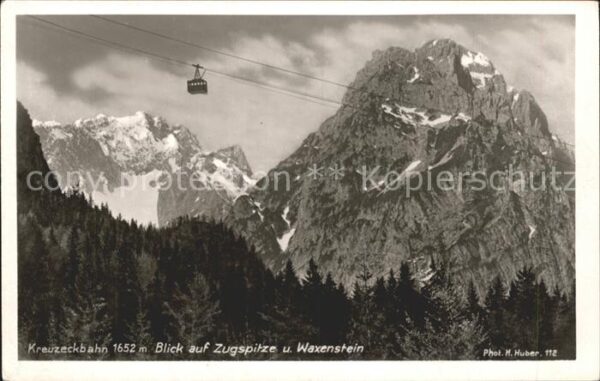 Waxenstein Kreuzeckbahn Zugspitze