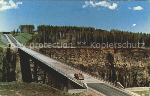 British Columbia New Kiskatinaw River Bridge