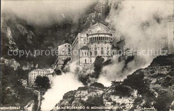 Montserrat Kloster Bajas Rodendo el Monasterio