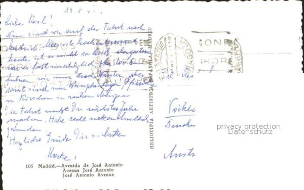 Madrid Spain Avenue Jose Antonio – Bild 2