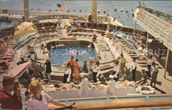 Schiffe Ships Navires Sun Deck Sunliners S S Contitution Inde