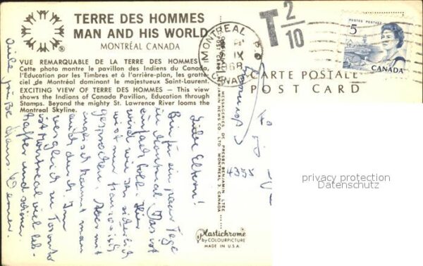 Montreal Quebec Terre des Hommes Man His World – Bild 2