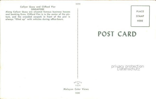 Singapore Collyer Quay Clifford Pier – Bild 2