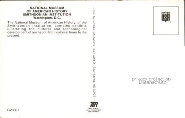 Washington DC National Museum American History Smiths – Bild 2
