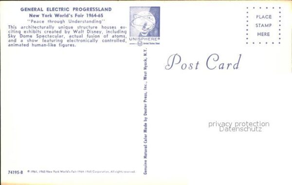 New York City General Electric Progressland – Bild 2