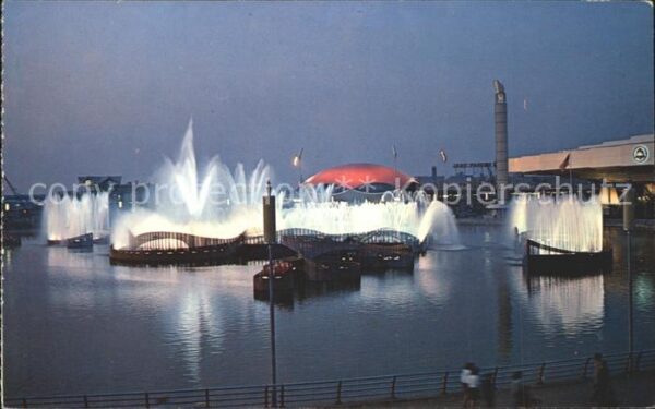 New York City Fountain Planets Worlds Fair