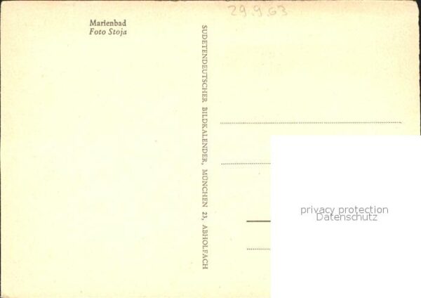 Marienbad Tschechien Boehmen – Bild 2