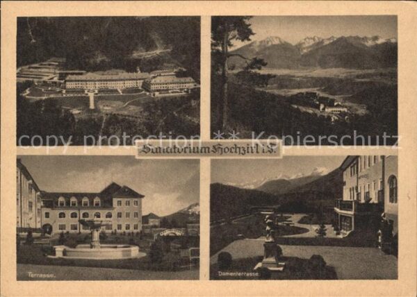 Zirl Sanatorium Hochzirl Terrasse Damenterra