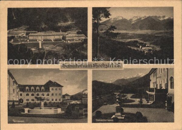 Zirl Sanatorium Hochzirl Terrasse Damenterra