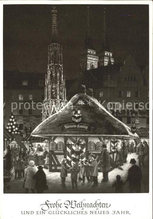 Nuernberg Christkindles Markt St Sebalduskirche B