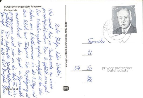 Zeulenroda FDGB Erholungsheim Talsperre – Bild 2