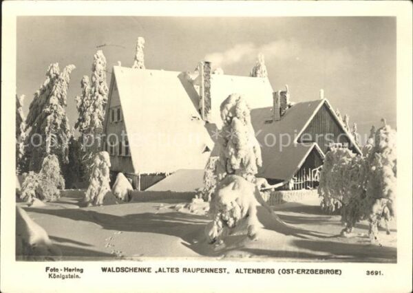 Altenberg Erzgebirge Waldschenke Altes Raupennest