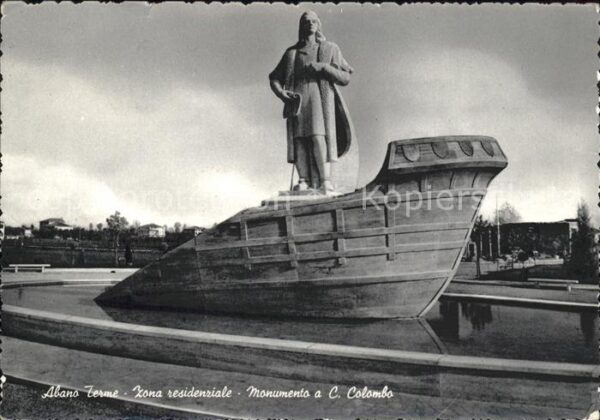 Abano Terme Zona residenziale Monumento C Colombo