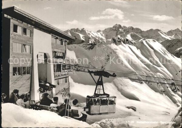 Oberstdorf Nebelhornbahn Bergstation Mödelegabelgr