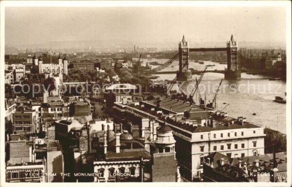London Blick vom Monument