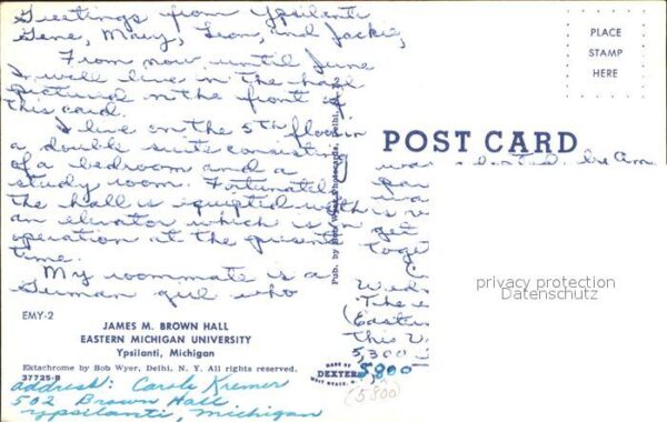 Ypsilanti Michigan Easter Michigan University James M. Bro – Bild 2