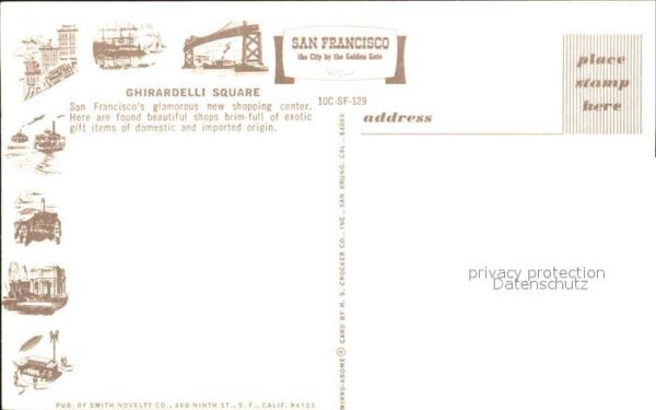 San Francisco California Chirardelli Square – Bild 2