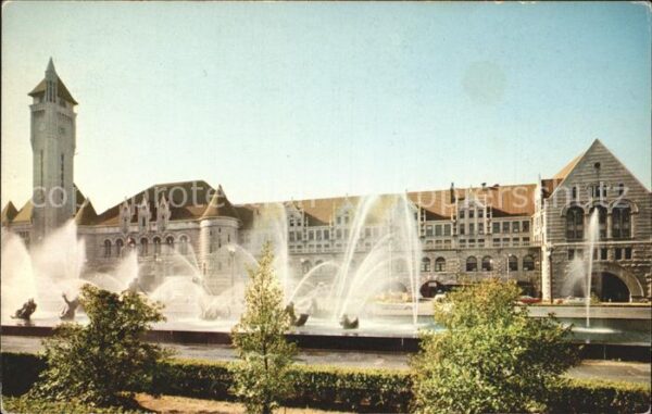 St Louis Missouri Union Station Milles Fountain