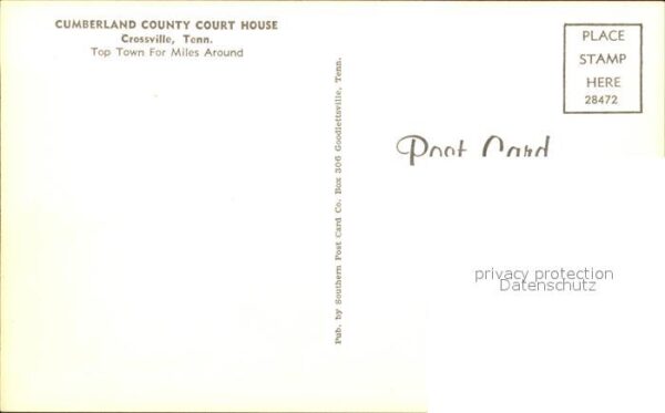 Crossville Tennessee Cumberland Country Court House – Bild 2
