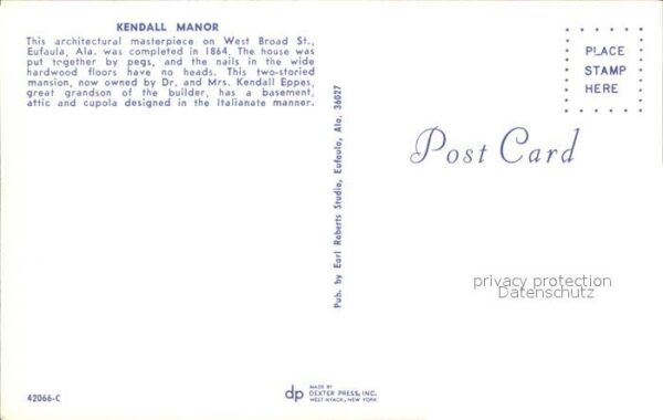 Eufaula Alabama Kendall Manor – Bild 2