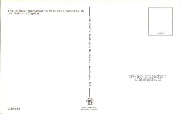 Washington DC Memorial to President Kennedy in Nation – Bild 2