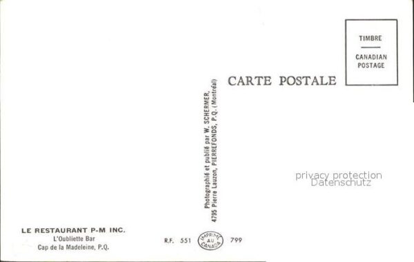 Cap-de-la-Madeleine Restaurant Loubliette Bar – Bild 2