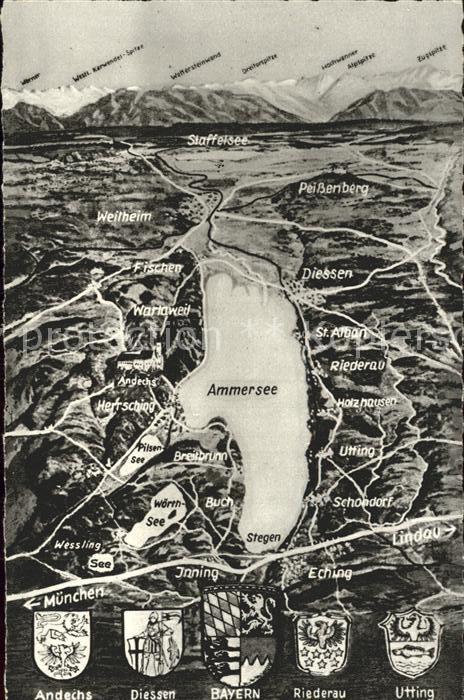 Ammersee Landkarte
