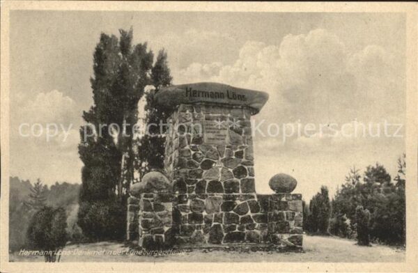 Lueneburger Heide Hermann Löns-Denkmal