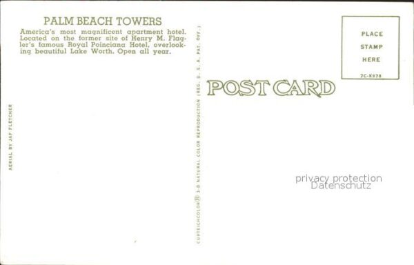 Lake Worth Palm Beach Towers Fliegeraufnahme – Bild 2