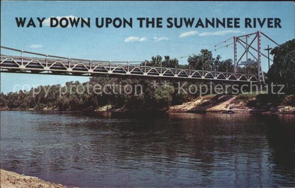 Florida US-State Suwannee River Bridge