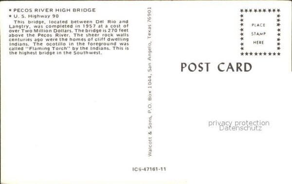 Langtry Pecos River High Bridge – Bild 2