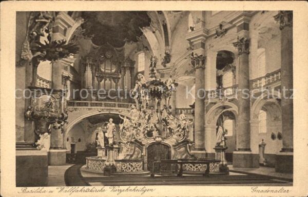 Vierzehnheiligen Basilika Wallfahrtskirche Gnadenaltar