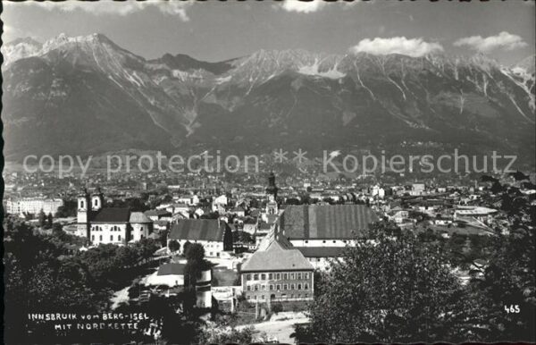 Innsbruck Blick vom Berg Isel