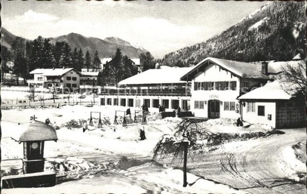 Ruhpolding Kurhaus mit Hochfelln