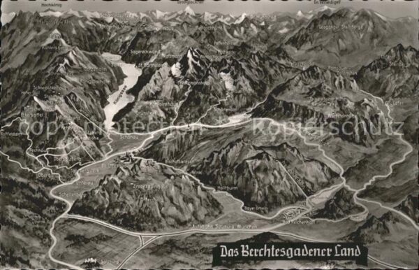 Berchtesgaden Panoramakarte