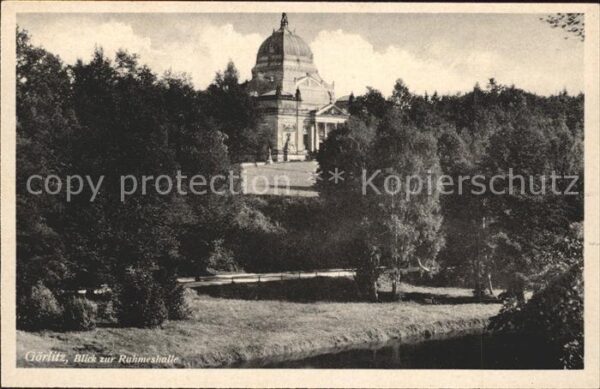 Goerlitz Sachsen mit Ruhmenshalle