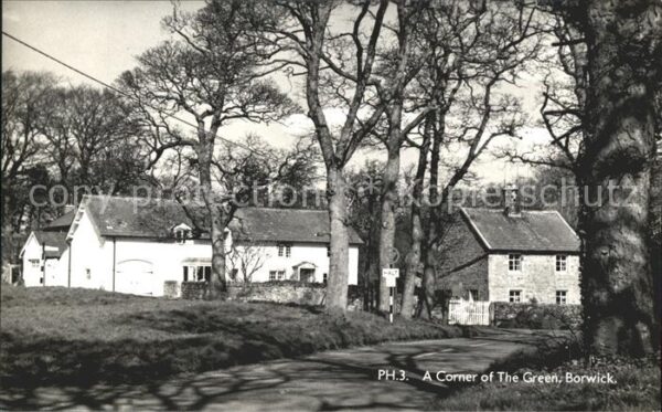 England UK Borwick Corner of The Green