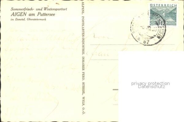 Aigen Ennstal Steiermark mit Puttersee – Bild 2