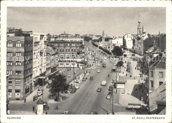 Hamburg St. Pauli Reeperbahn