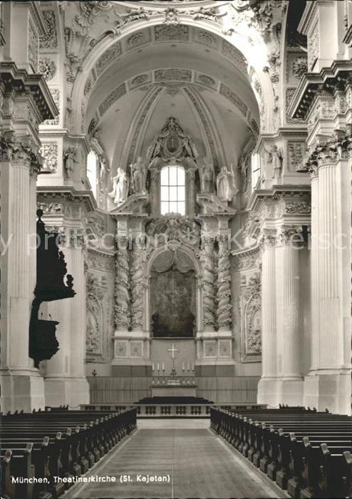 Muenchen Theatinerkirche innen