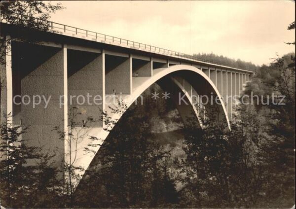 Hermsdorf Thueringen Teufelsbrücke Autobahn