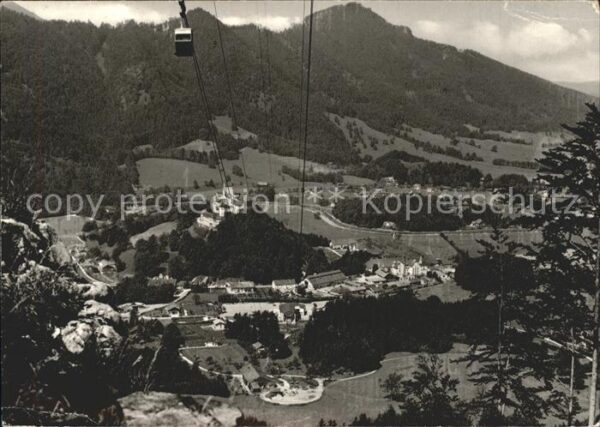 Hohenaschau Chiemgau Blick von Kampenwandbahn
