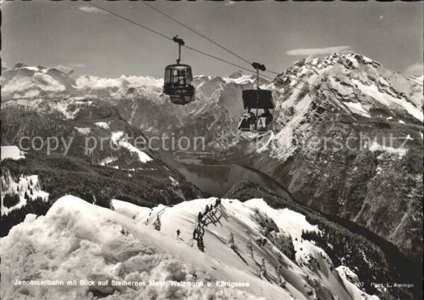 Jenner Berchtesgaden Seilbahn mit Steinernes Meer Watzmann K
